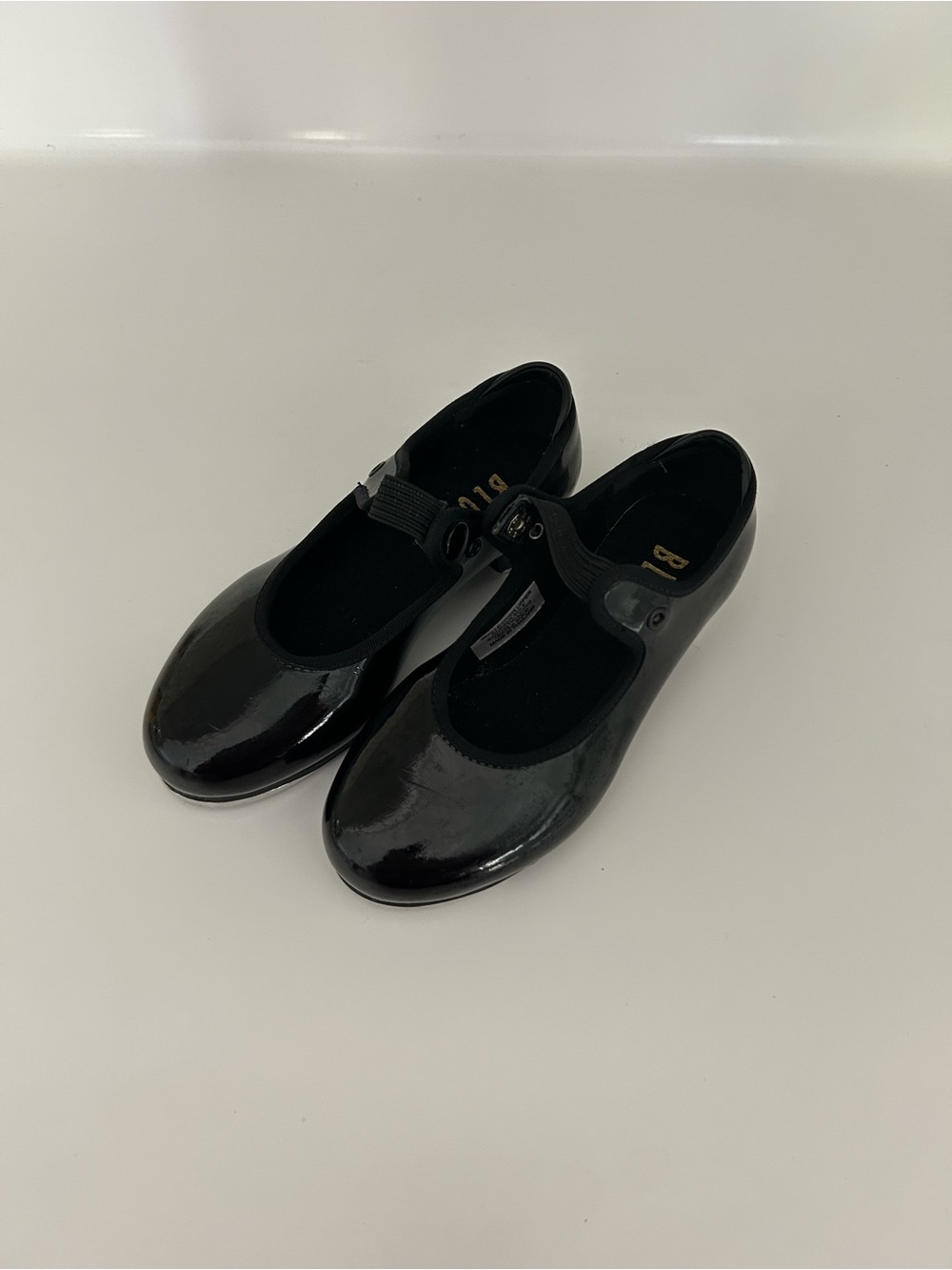 Bloch Black Patent Tap Dance Shoes Size 10.5